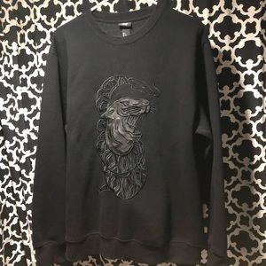 H&M XO embroidered sweatshirt by The Weeknd